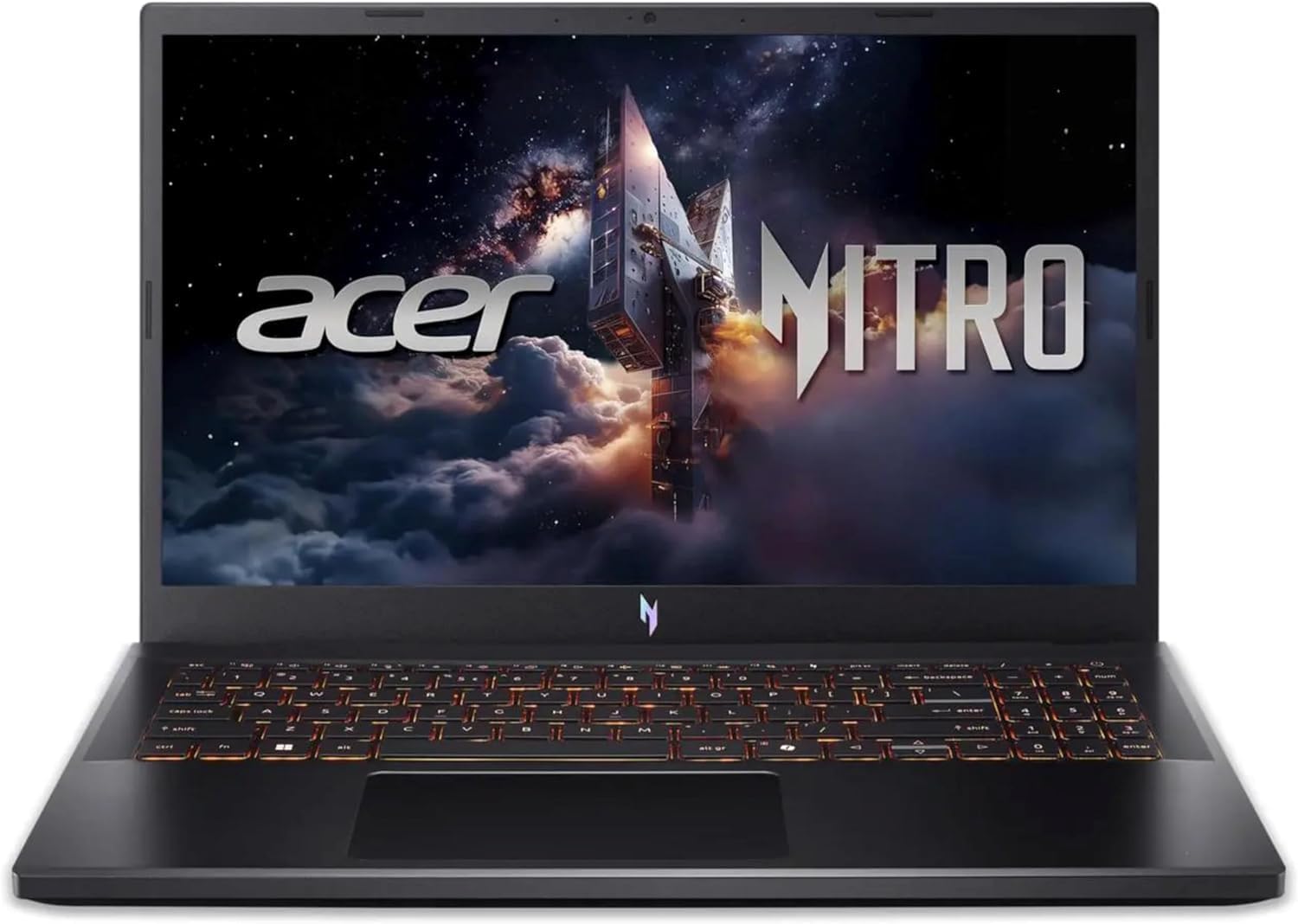 ACER NITRO V 15.6” FHD IPS 165HZ GAMING LAPTOP, INTEL CORE I5-13420H, NVIDIA GEFORCE RTX 5050 WITH 8GB GDDR7 VRAM, 16GB RAM, 512GB PCIE GEN 4 SSD, OBSIDIAN BLACK ANV15-52-572T - NH.QZ9SP.002